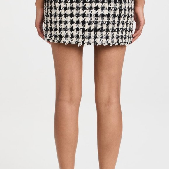 Generation Love Asher Tweed Combo Skirt  Asher Tweed Combo Skirt size 4 like new - Picture 4 of 7